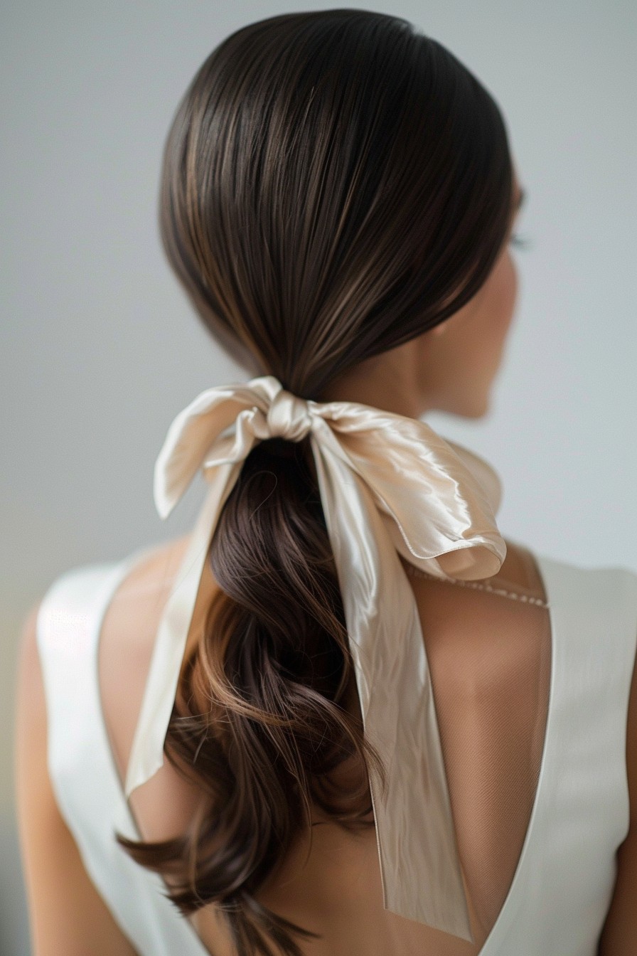 Simple Classic Low Ponytail