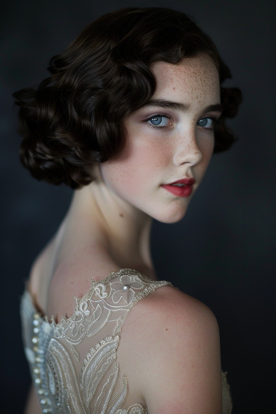 Vintage Gatsby-Inspired Finger Waves