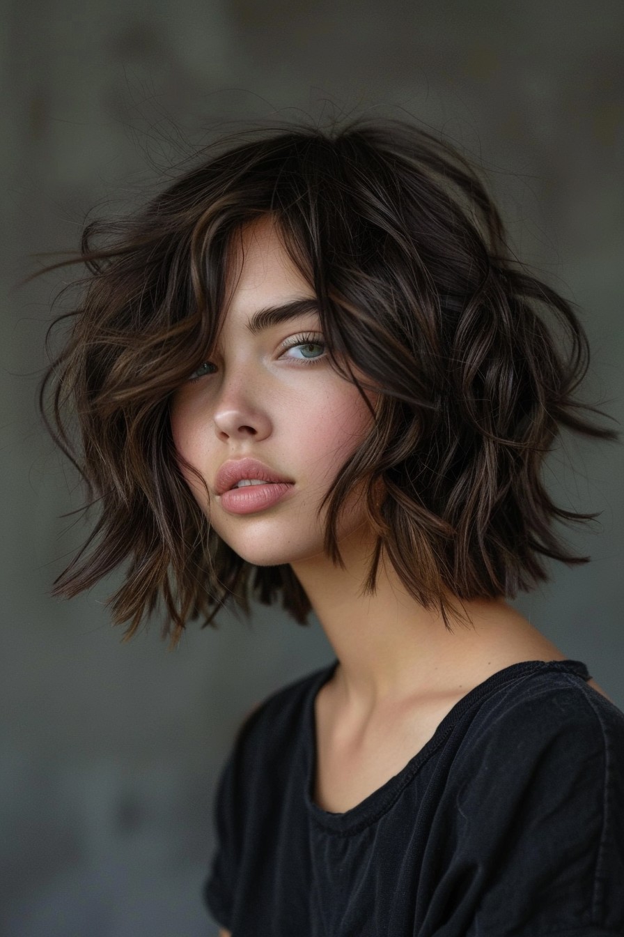 Choppy Wavy Bob