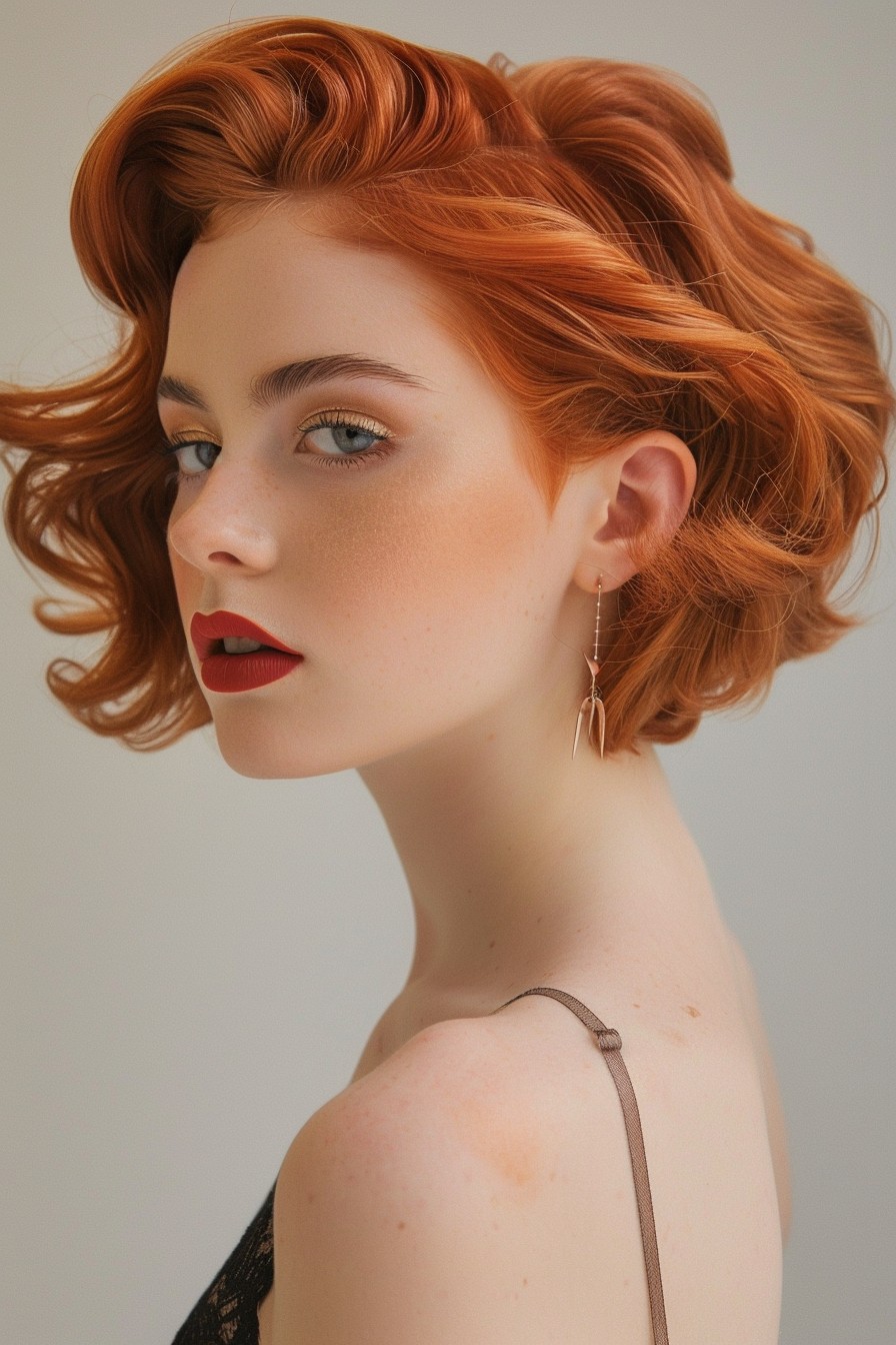 Glamorous Pixie Bob with Glossy Waves