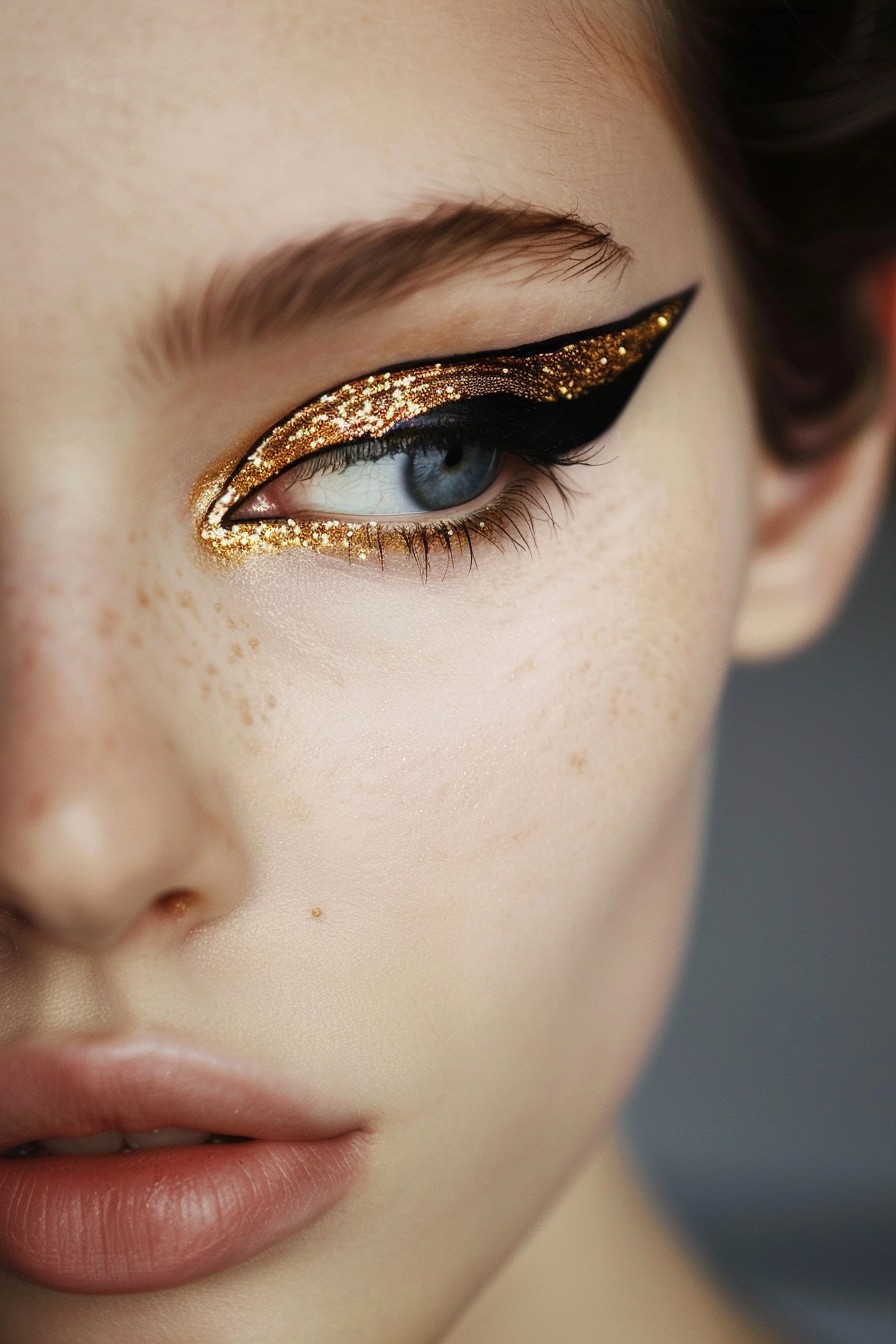 Glittering Gold Liner