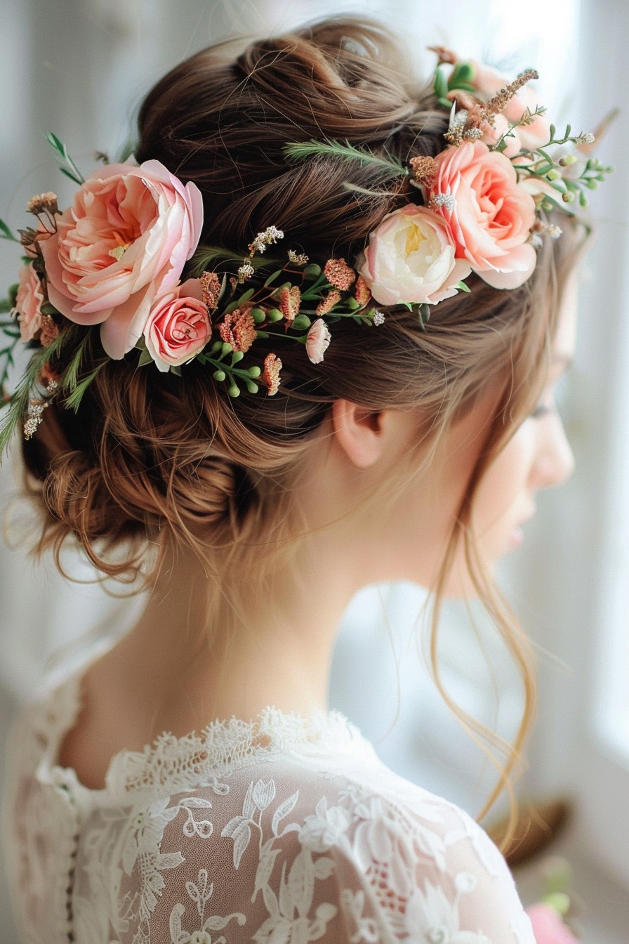 Romantic Low Twisted Bun