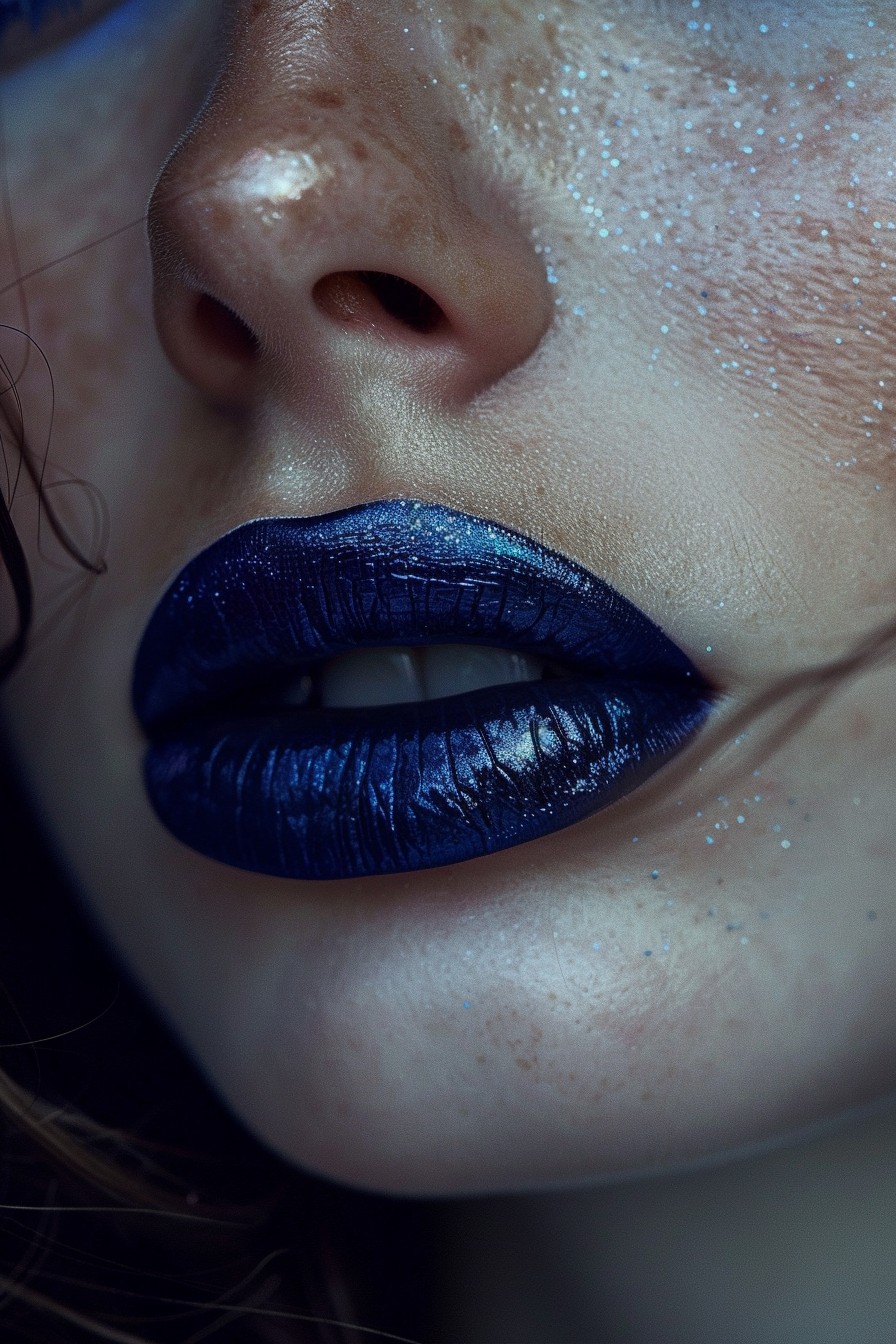 Indigo Depth with Shimmer