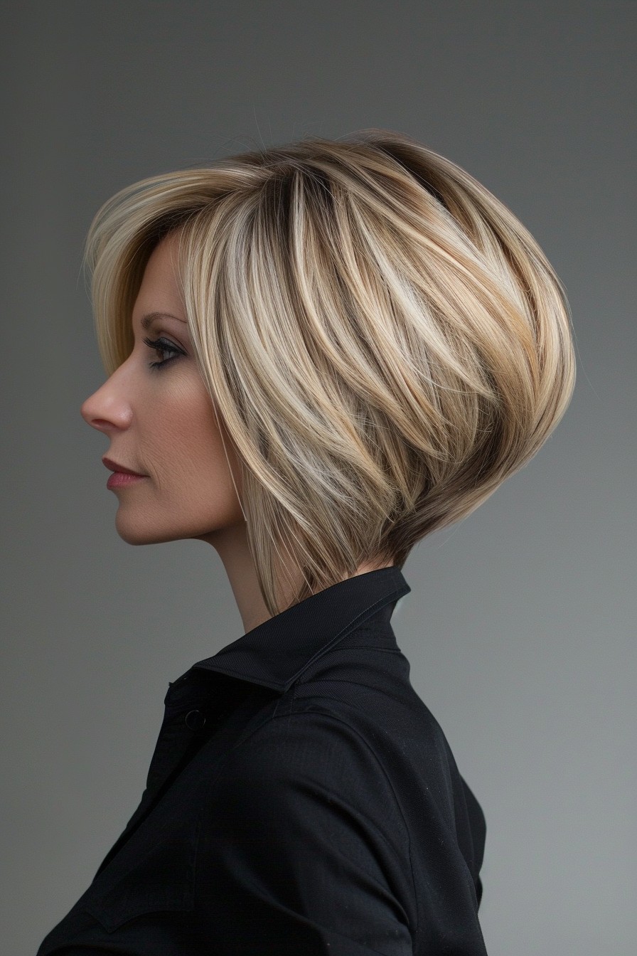 Medium-Length Inverted Bob