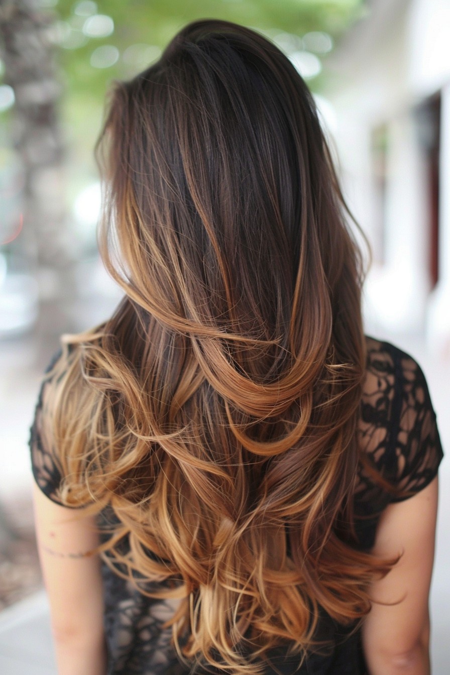 Sun-Kissed Honey Blonde Ombre