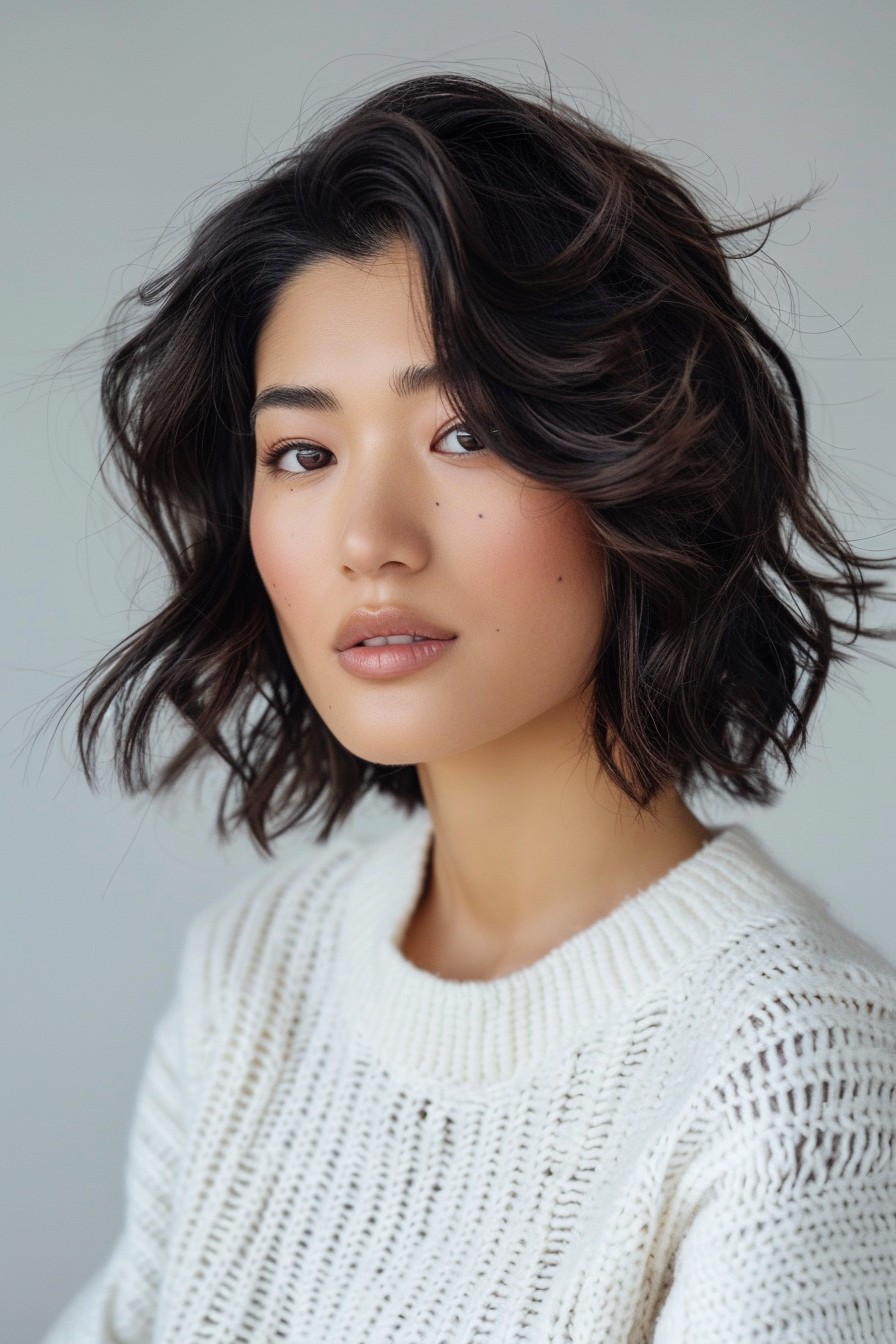 Textured Bob with Sea Salt Spray