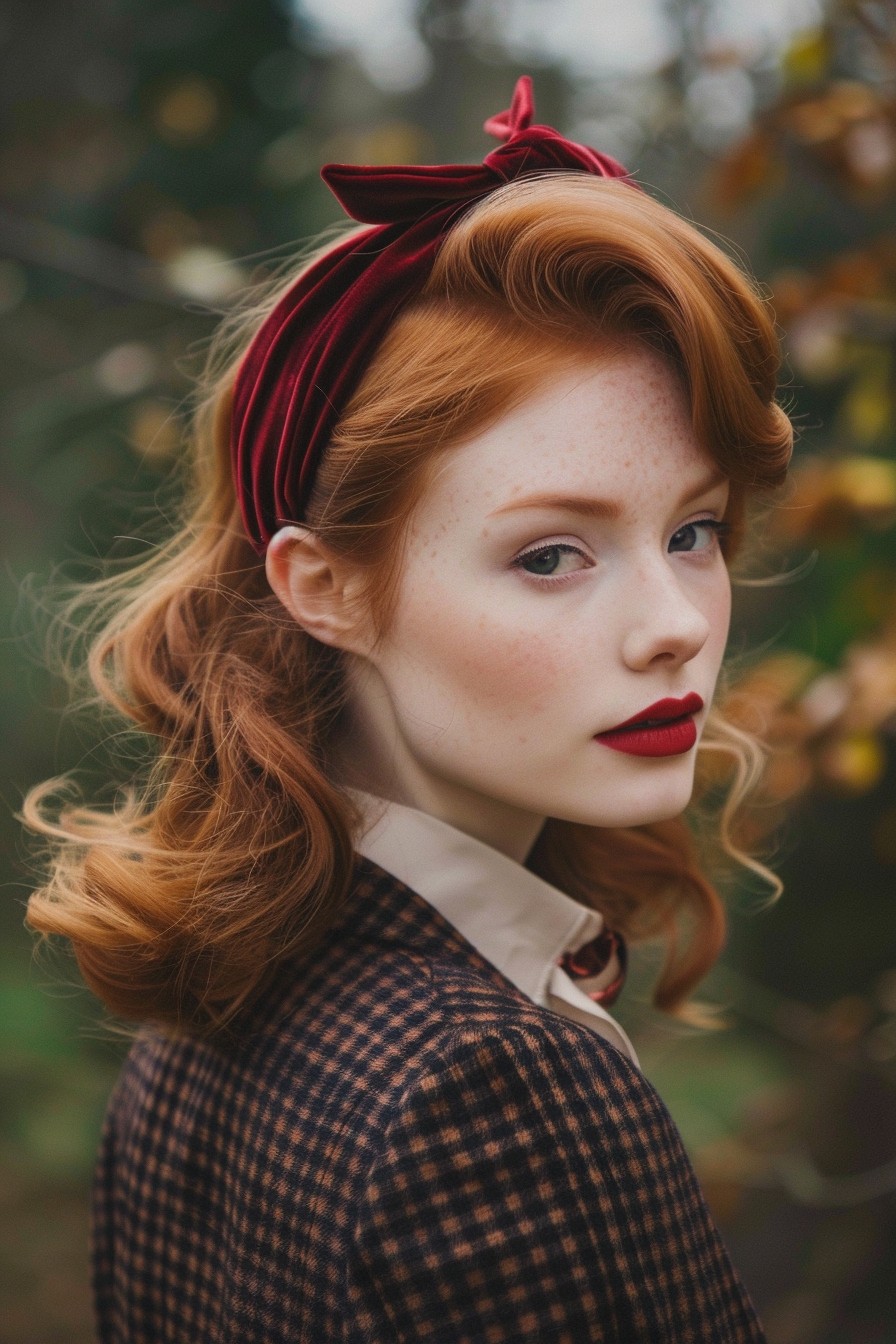 Vintage Glamour Strawberry Blonde