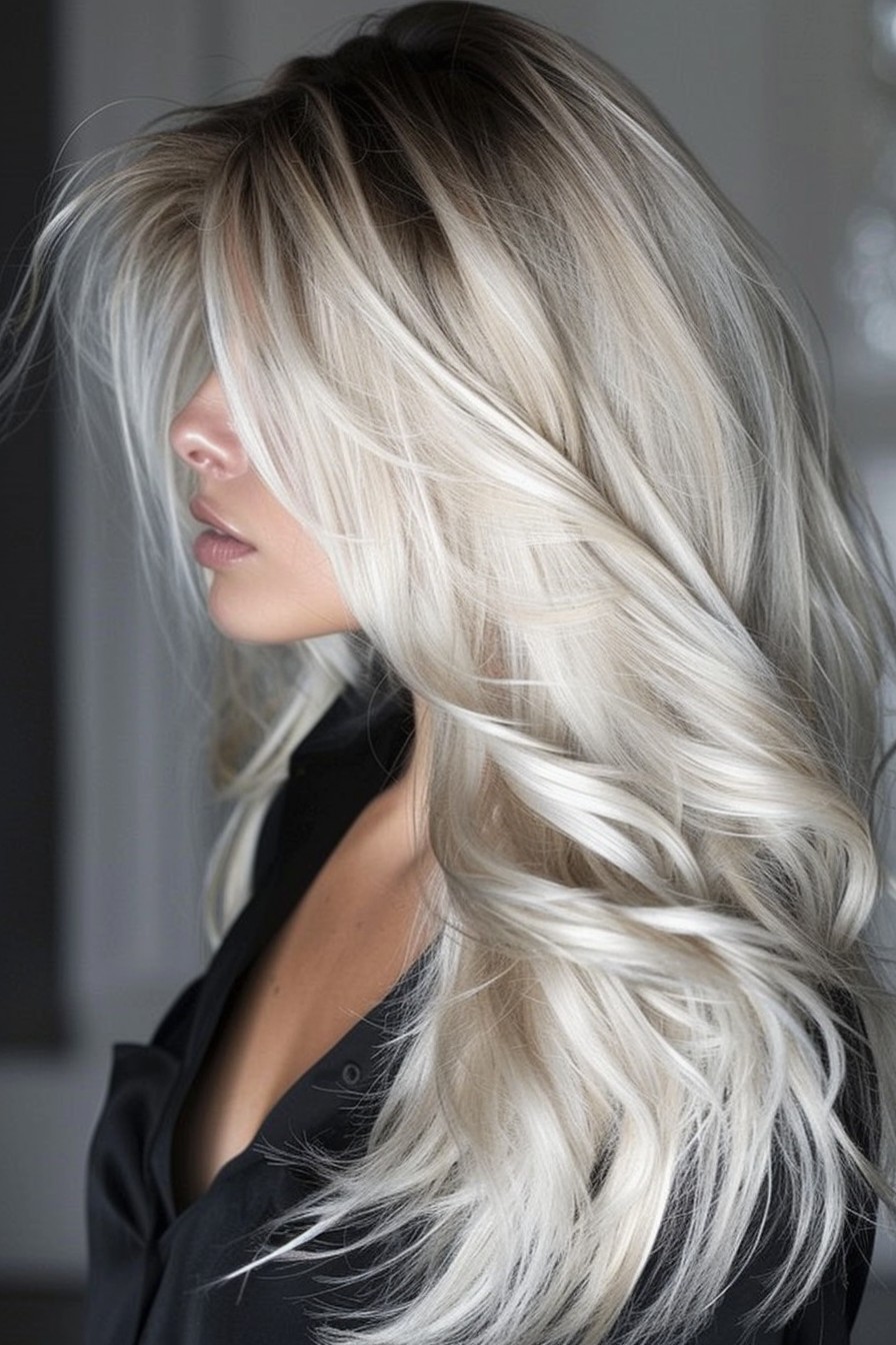 Daring Platinum Blonde Locks