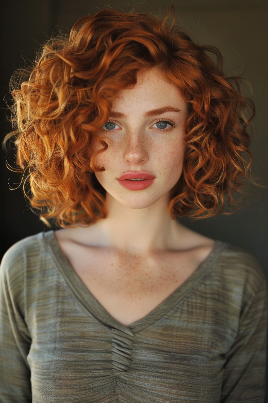 Stunning Vibrant Copper Curls