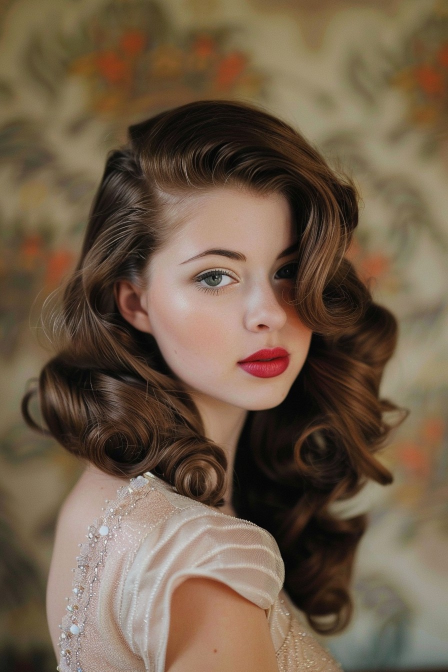 Glamorous Vintage Hollywood Waves