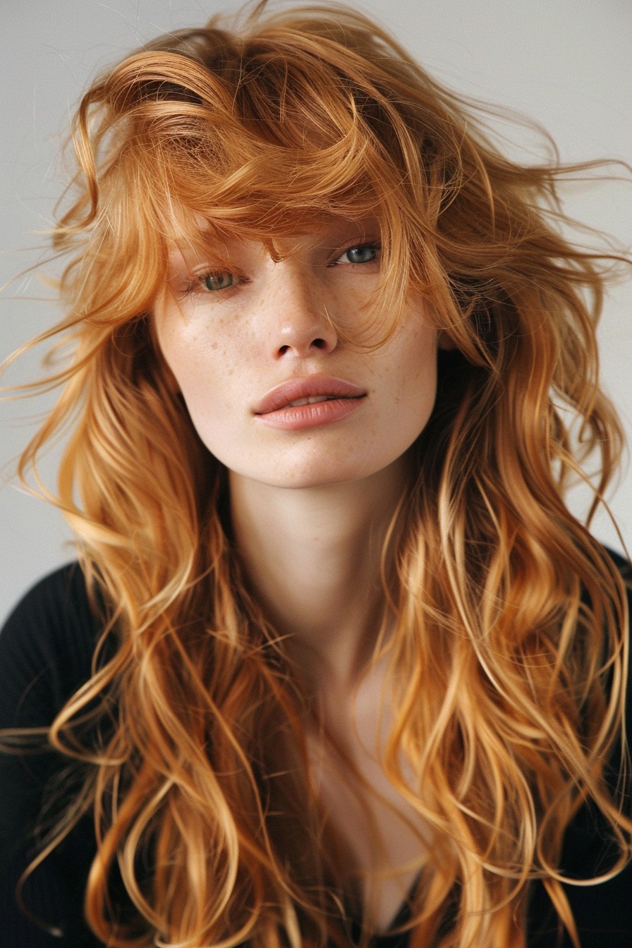 Feathered Fringe with Natural Flow