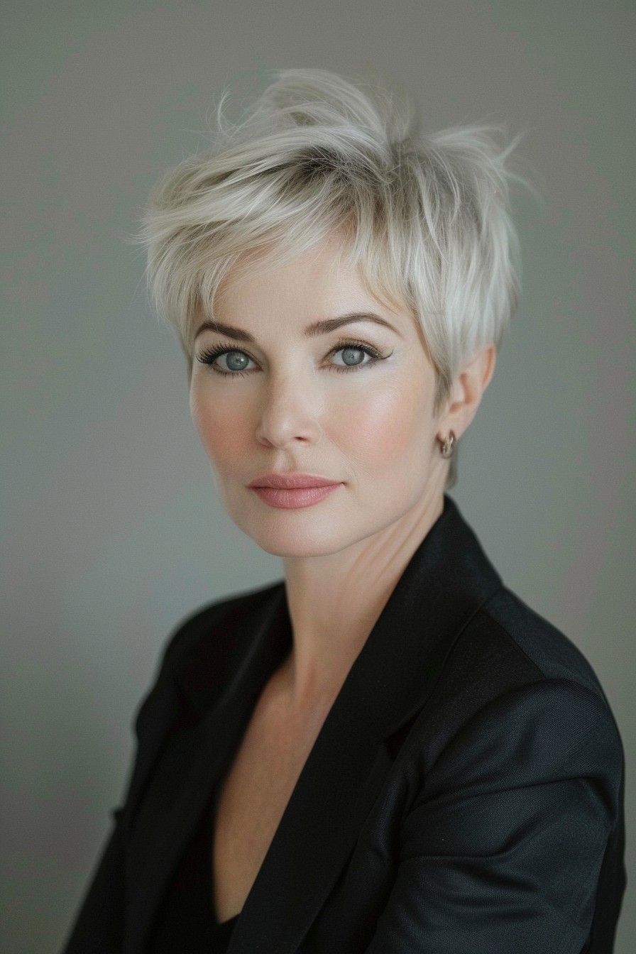 Classic Pixie Cut for Women Over 40