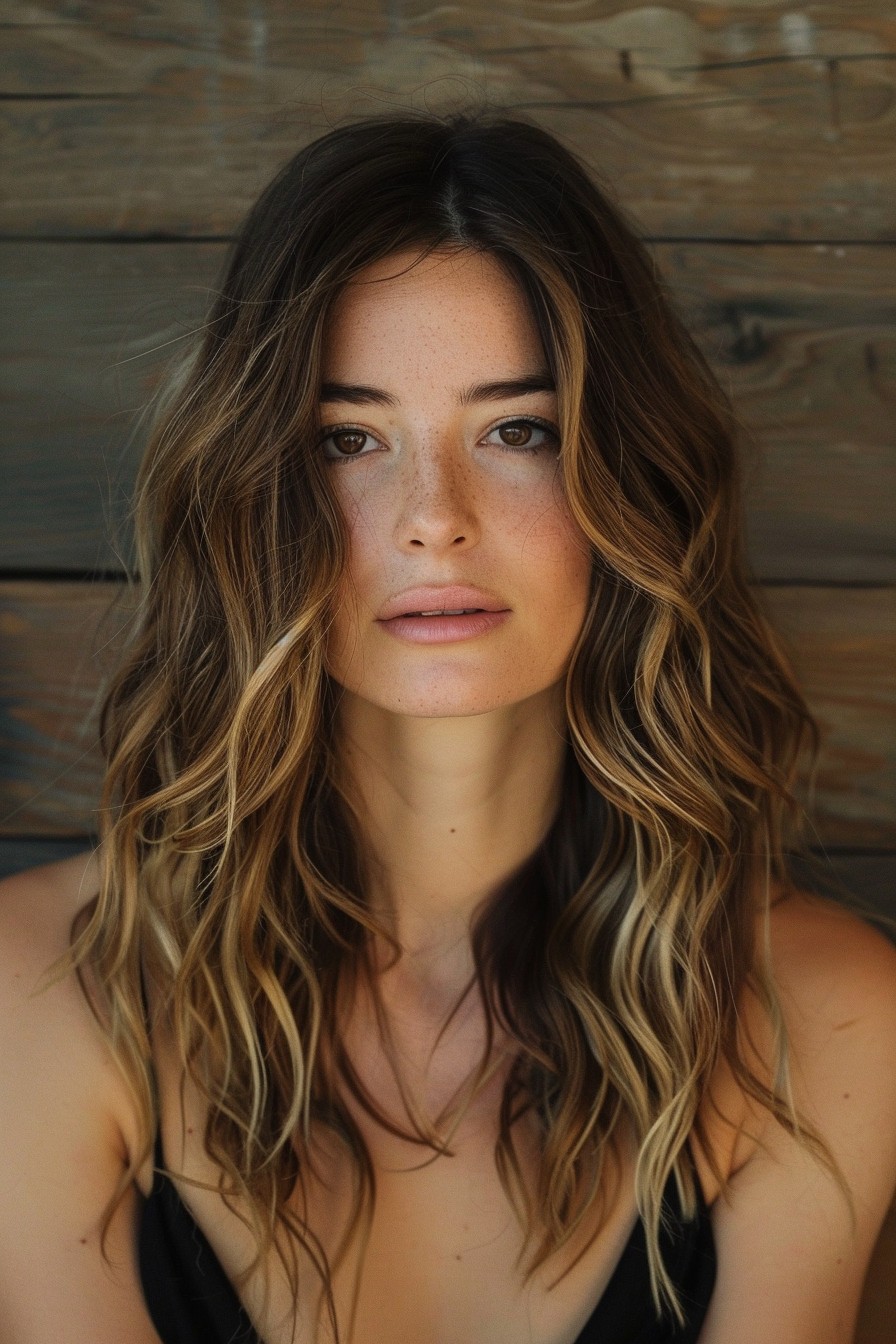 Naturally Inspired Sunkissed Brunette with Ombre