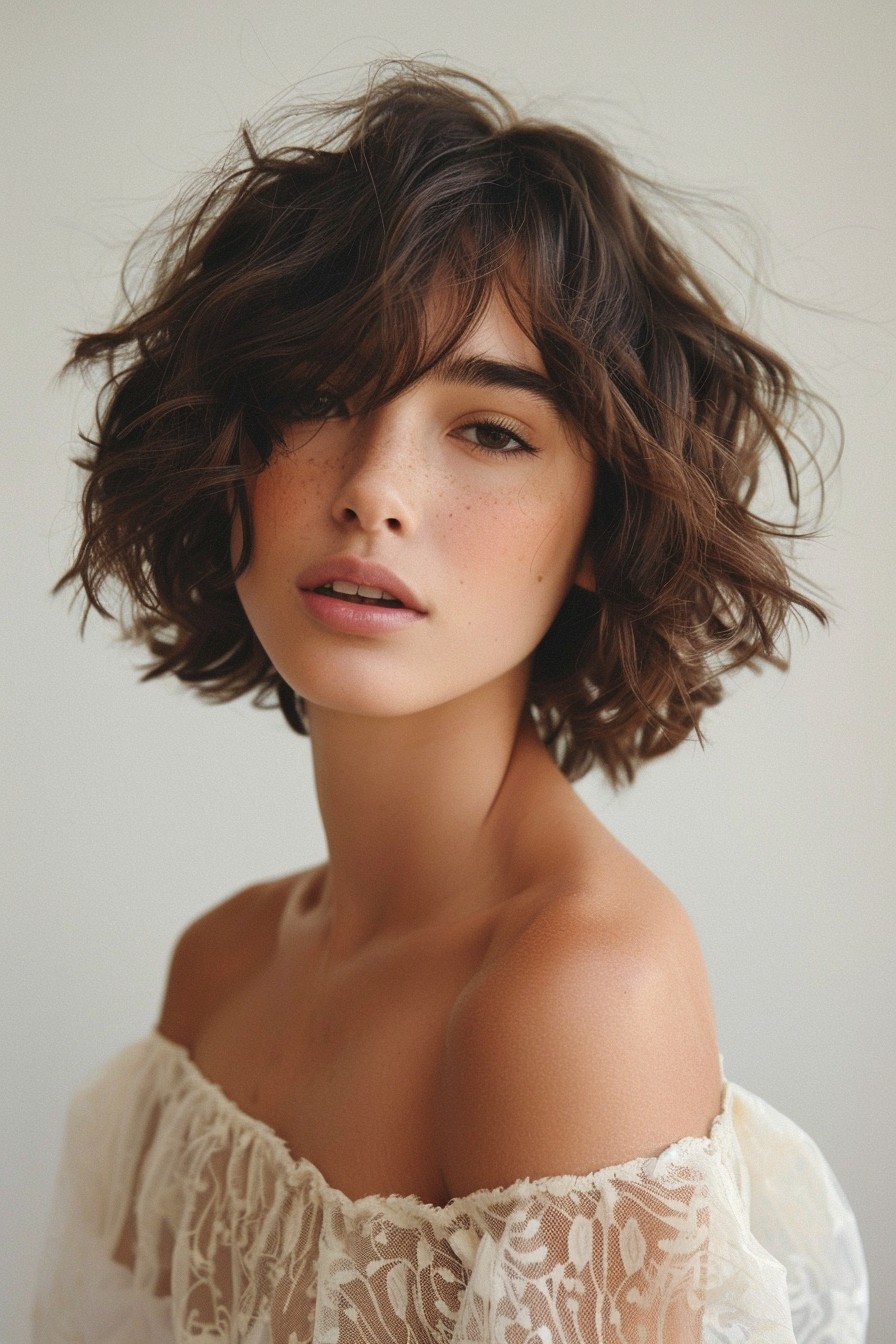 Bohemian Wavy Bob