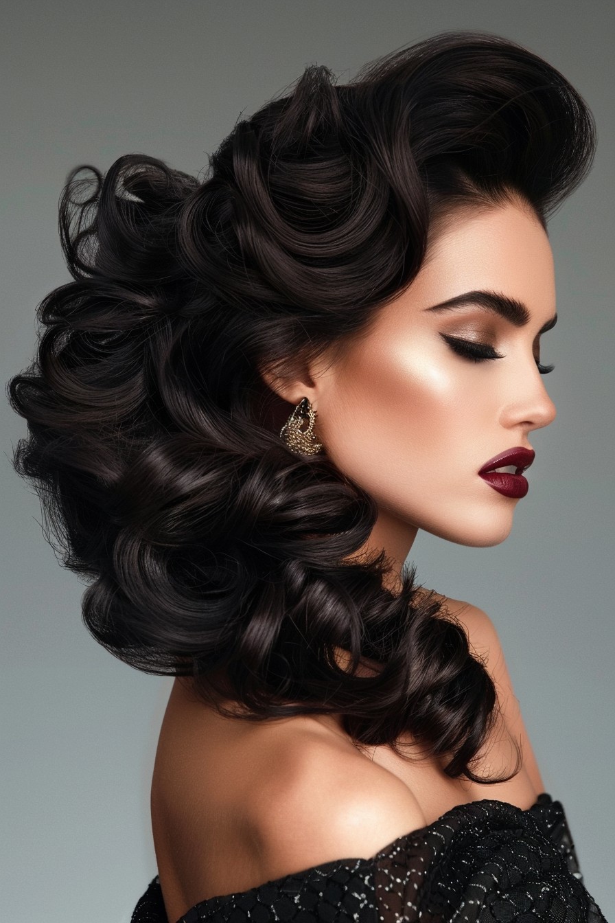 Alluring Voluminous Curls