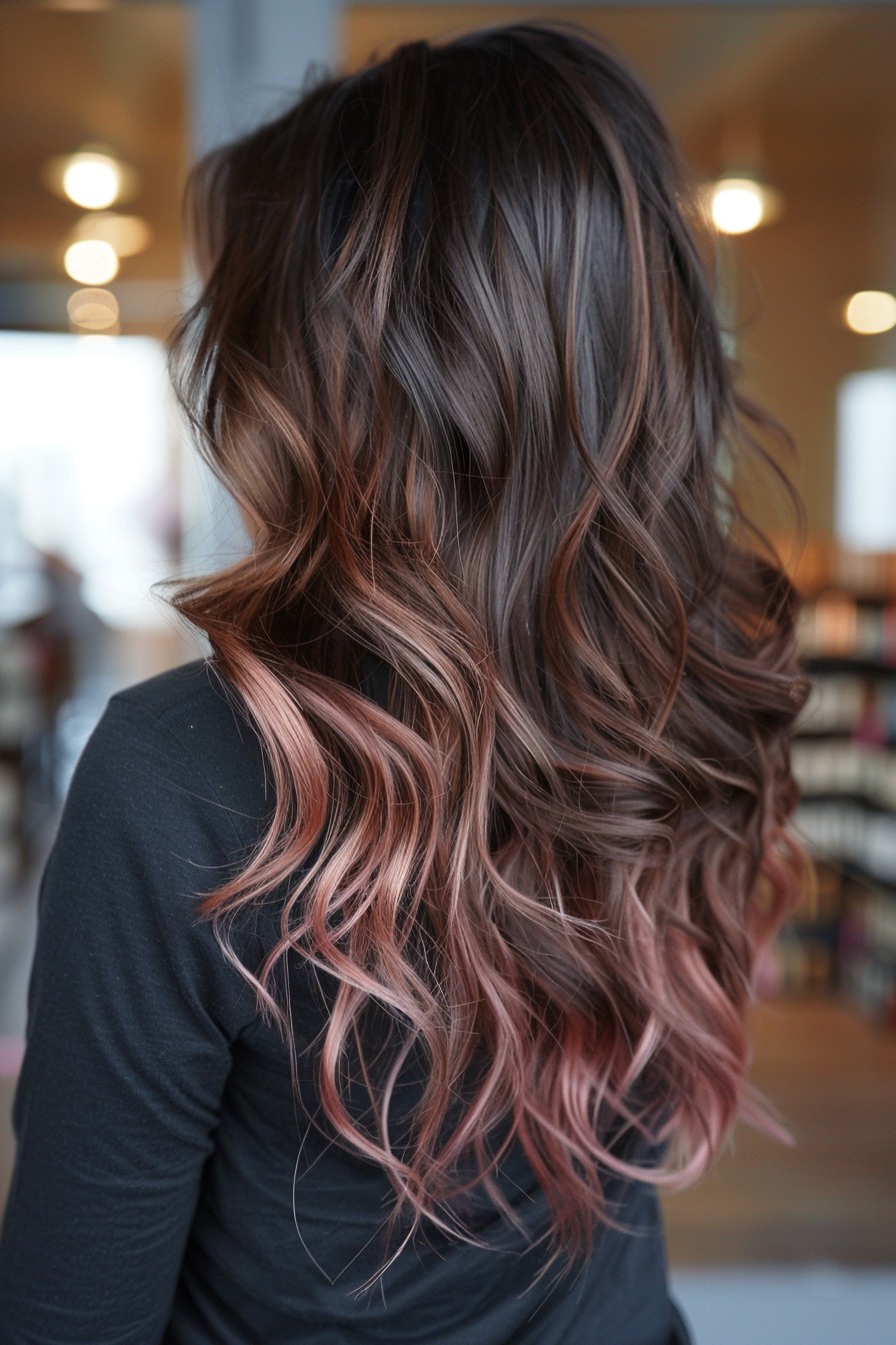 Trendy Rose Gold Tips