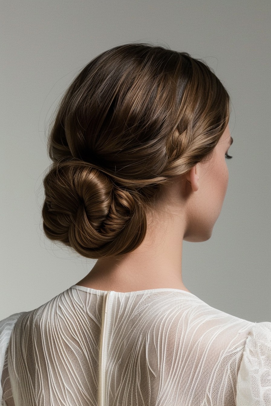 Low Twisted Chignon