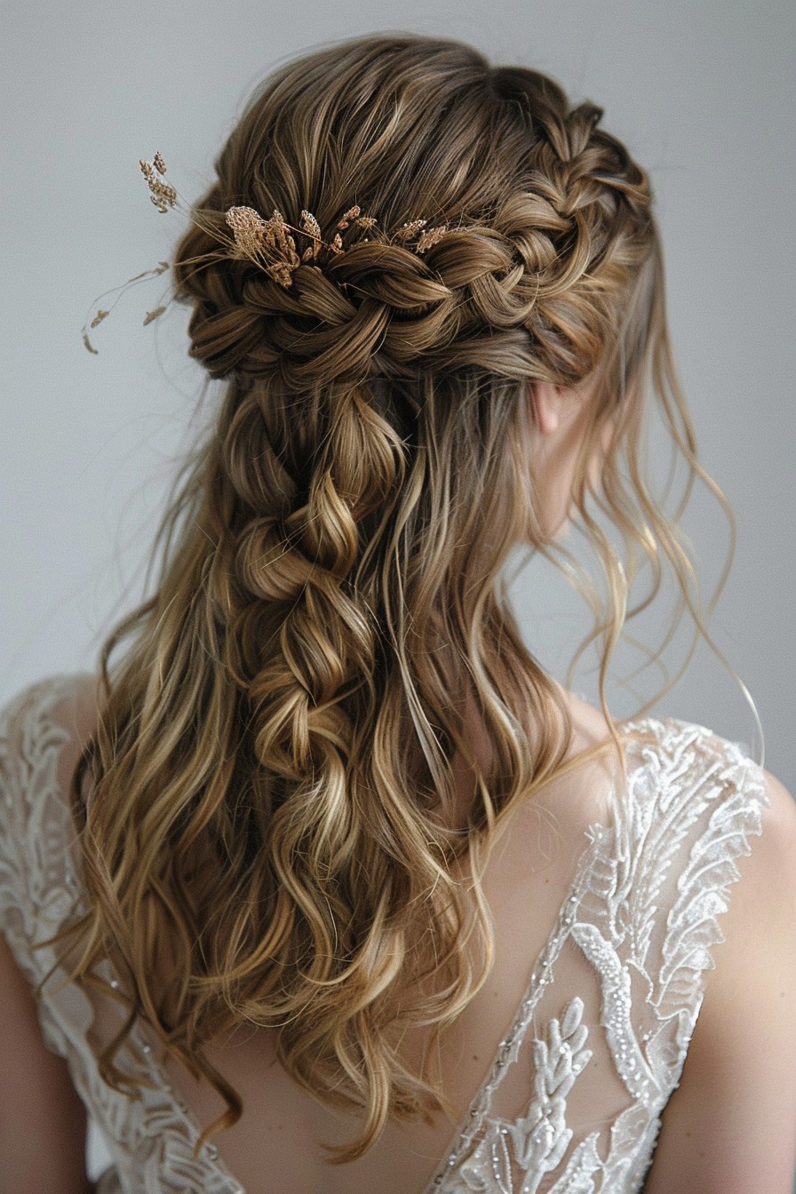 Boho-Chic Crown Braid