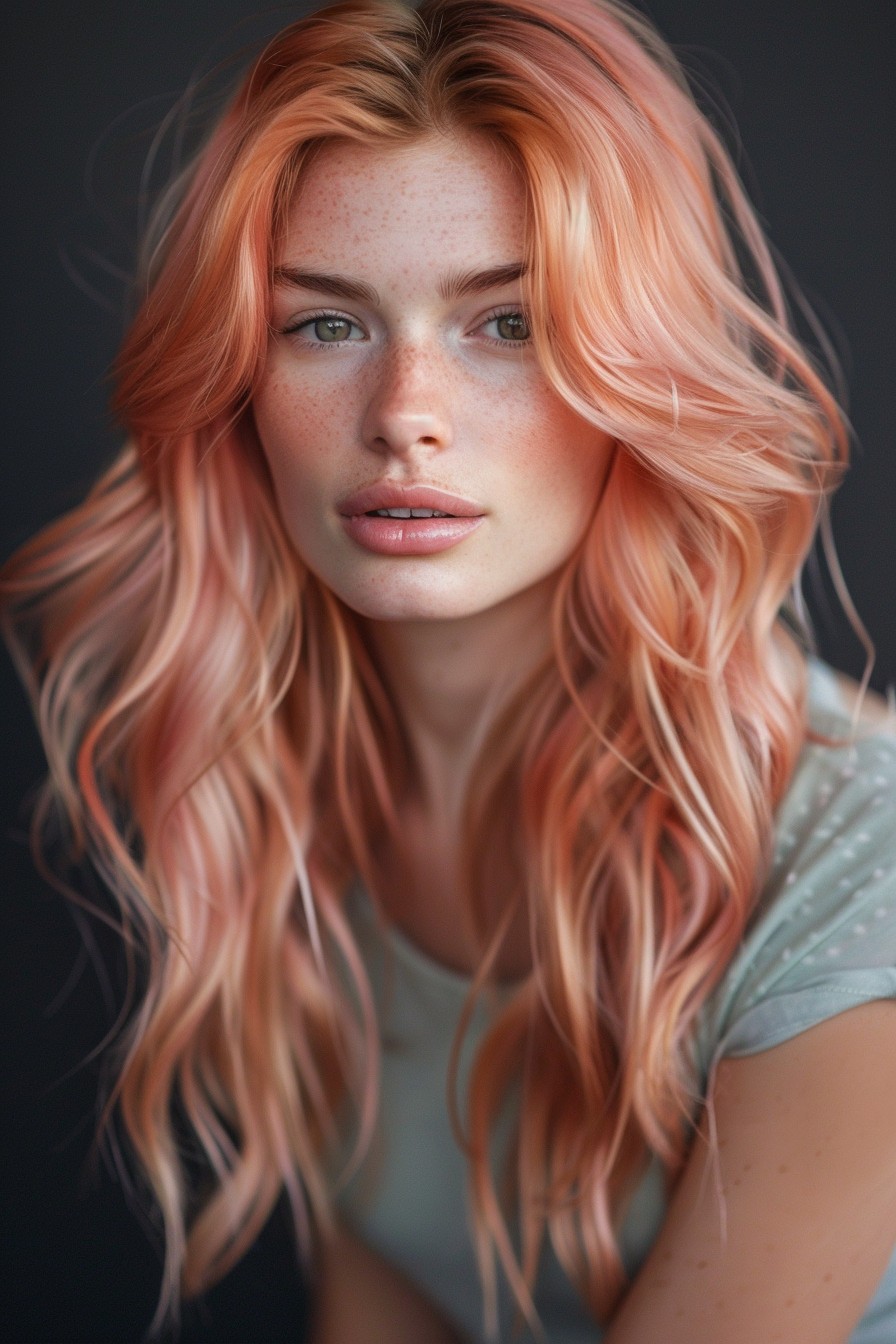 Rose Gold Soft Waves