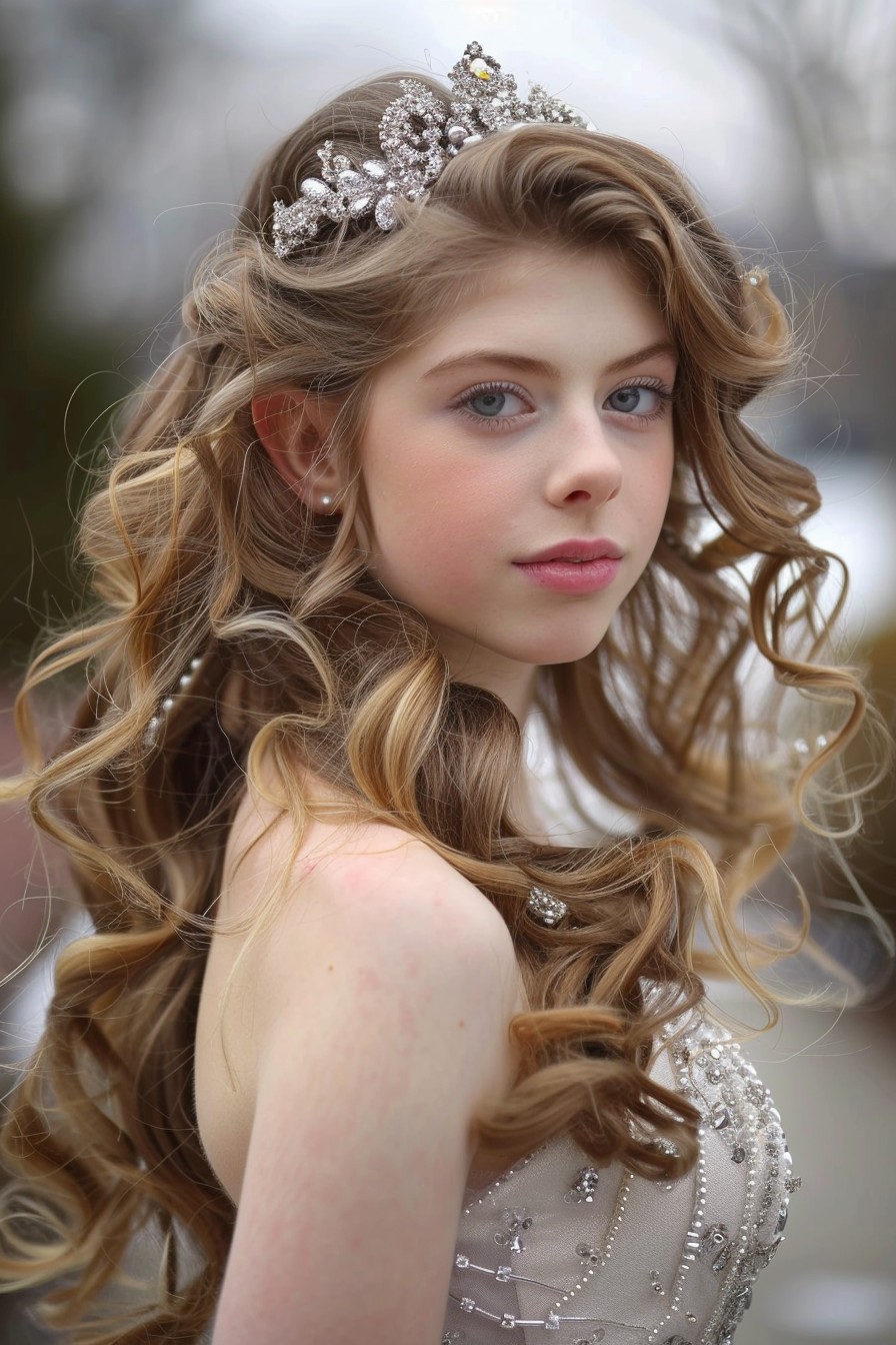 Princess-Like Long Flowing Curls