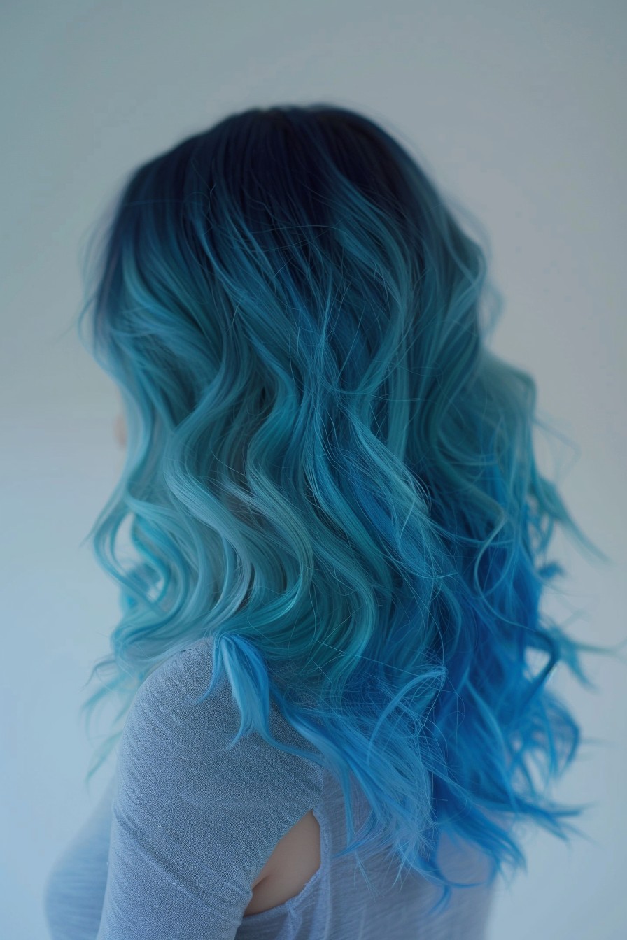 Cool Ocean-Inspired Ombre