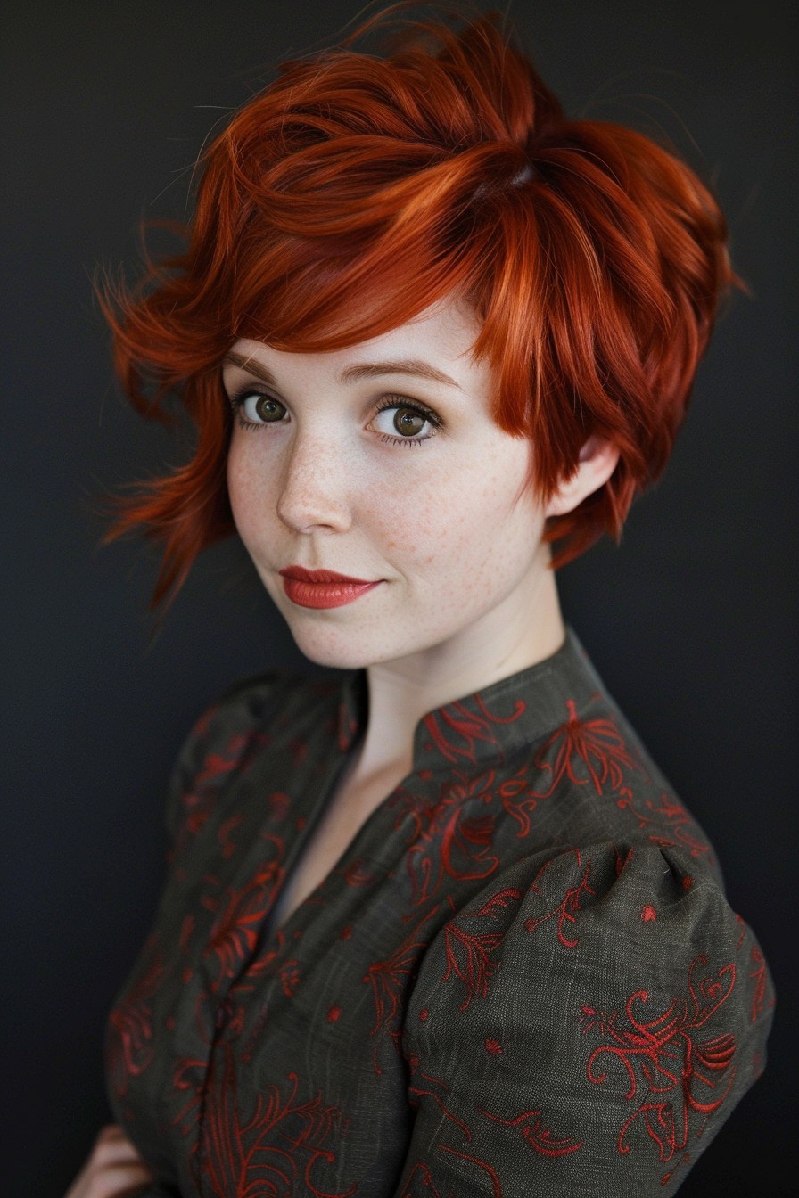 Flip Out Styling Pixie Bob in Cherry Red