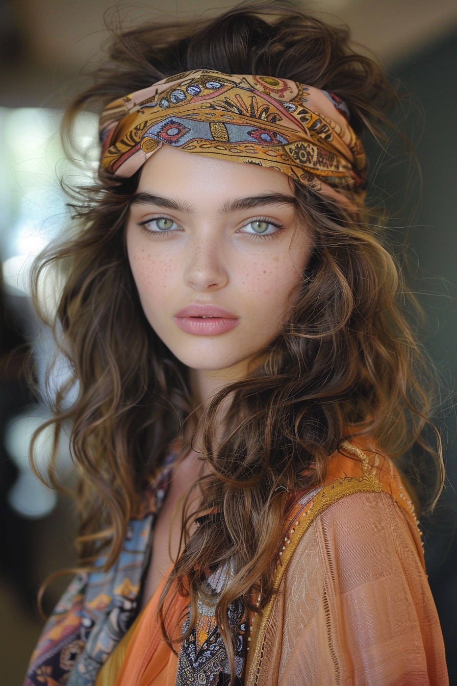 Gypsy Queen Look with Oversized Headbands