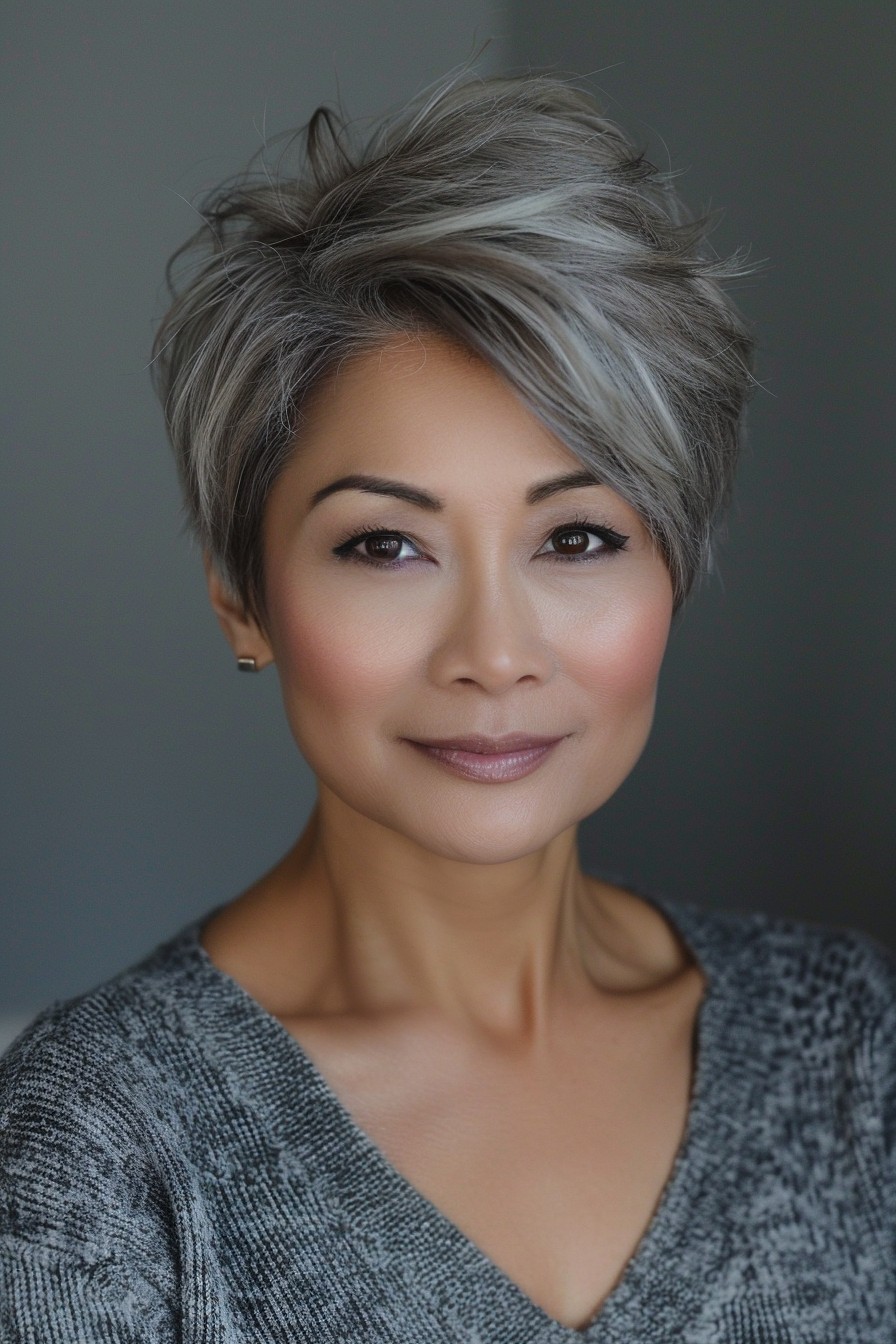 Chic Pixie Cut with Textured Layers