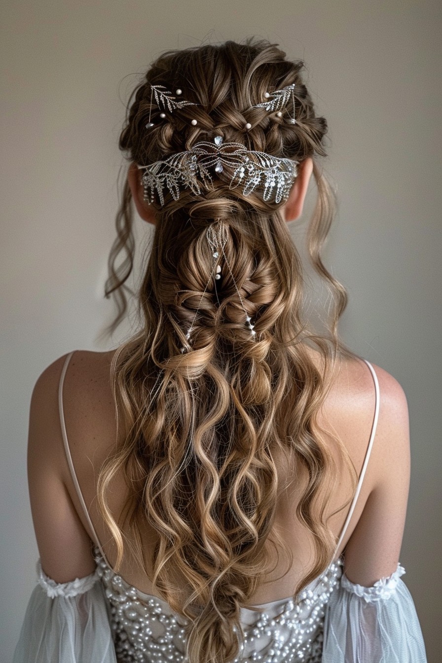 Twisted Crown Braid into Cascading Waves