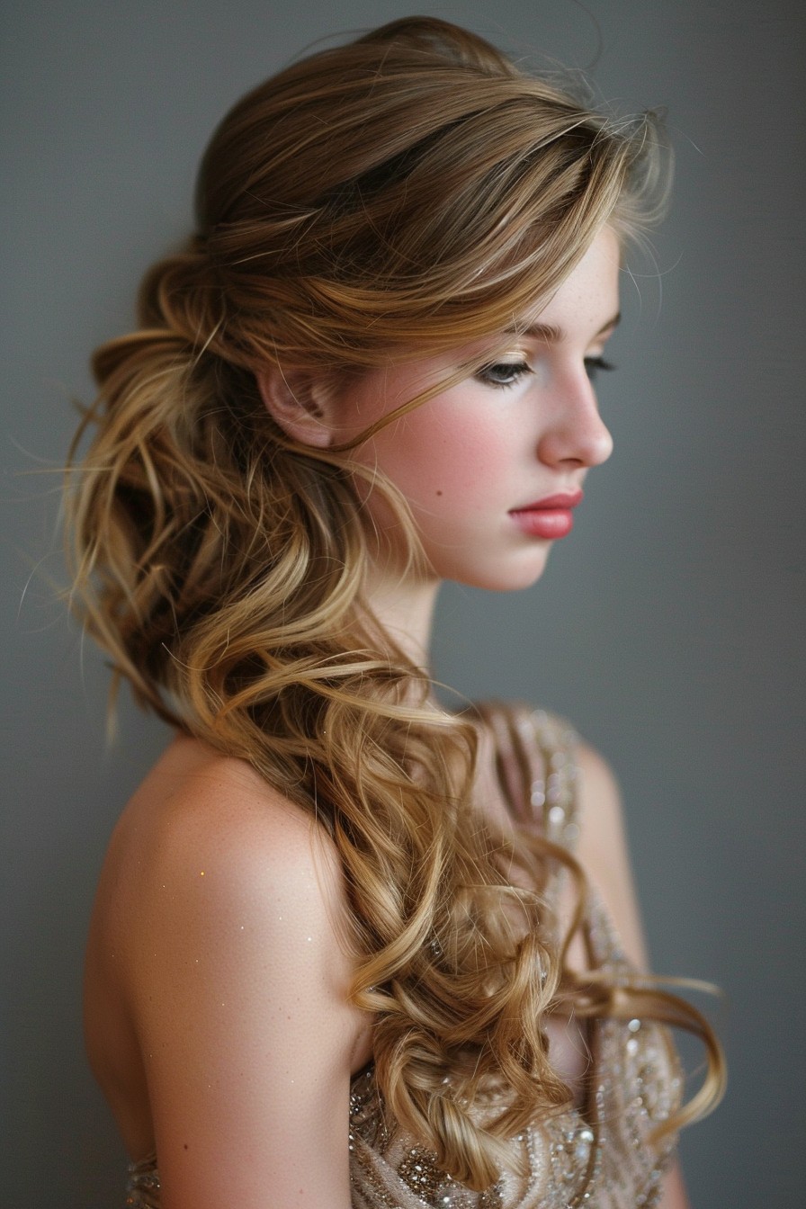 Glamorous Long Loose Curls