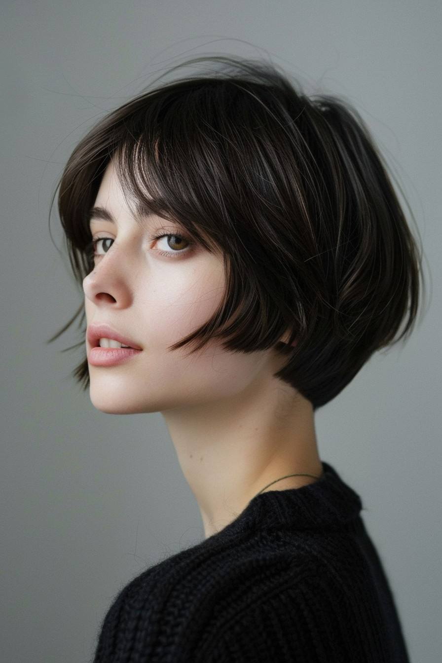 Ear-Length Bob with Subtle Undercuts