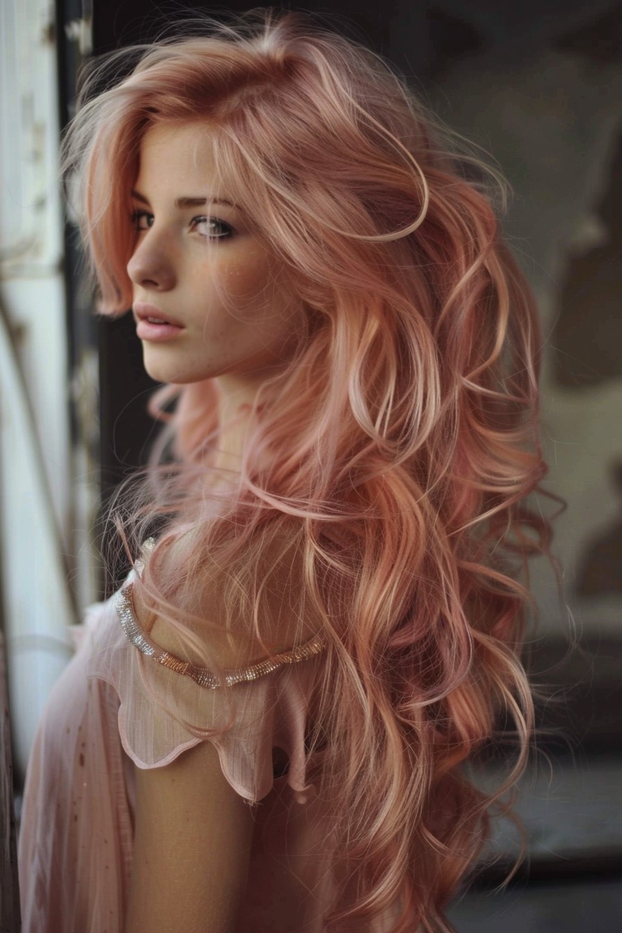 Magical Mermaid Hair in Rose Gold