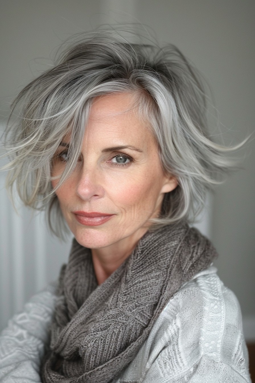 Graceful Aging in a Layered Gray Cut