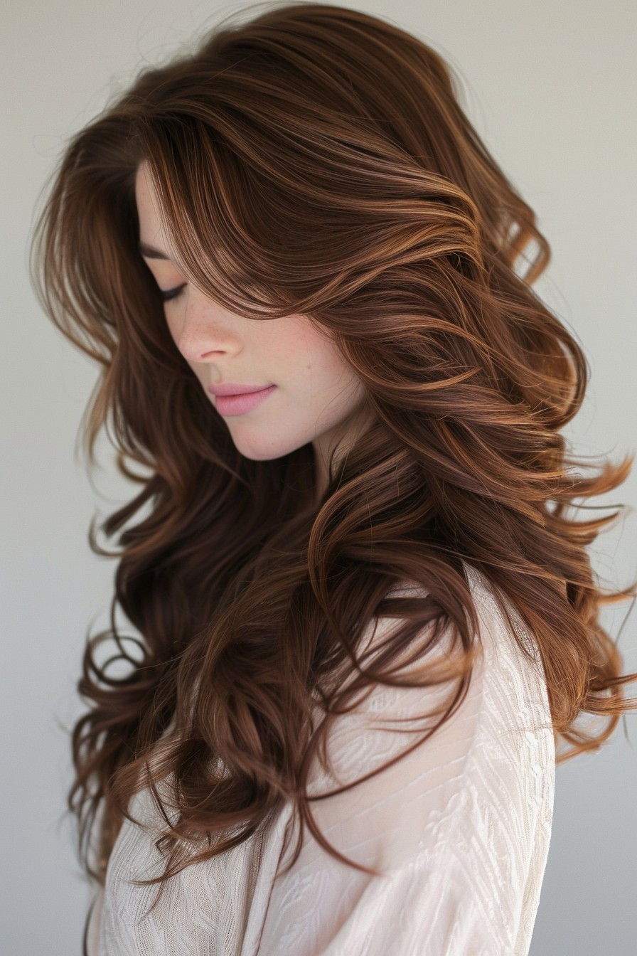 Elegant Cascading California Brunette