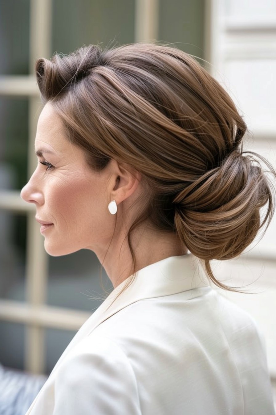 Effortless Elegance in a Classic Bun