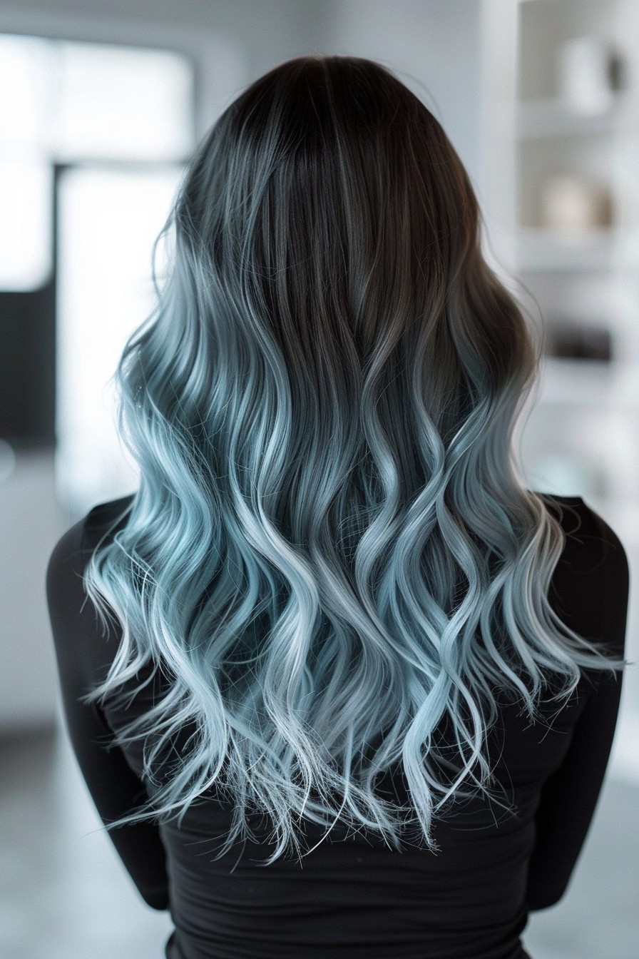 Serene Smoky Grey to Powder Blue