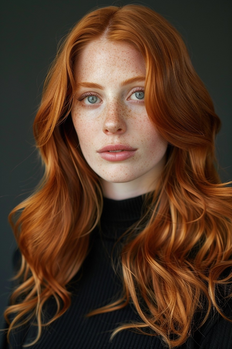 Classic Effortless Soft Copper Waves