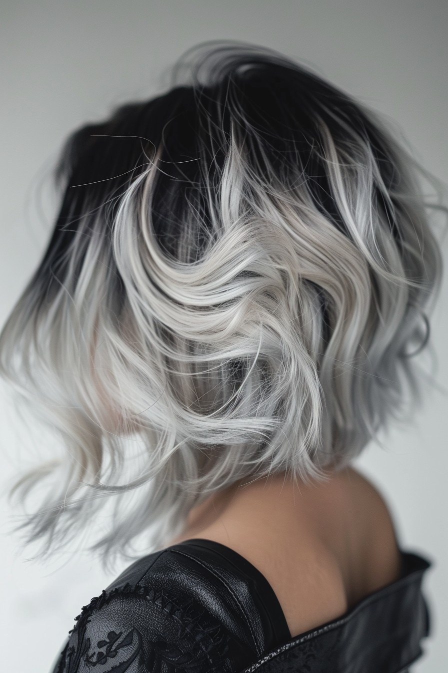 Bold Silver Contrast