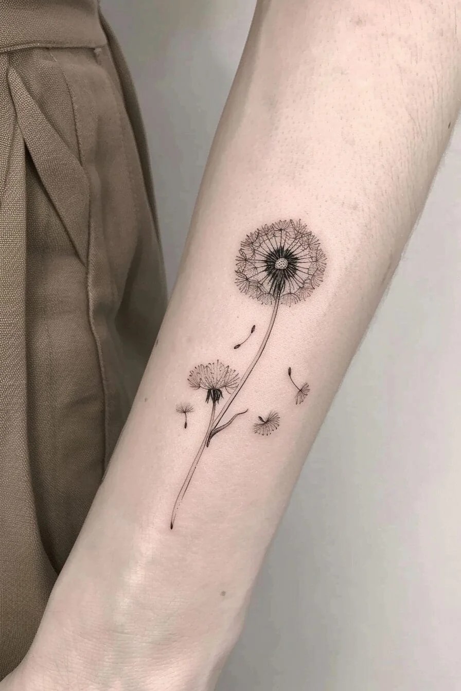 Dandelion Tattoo