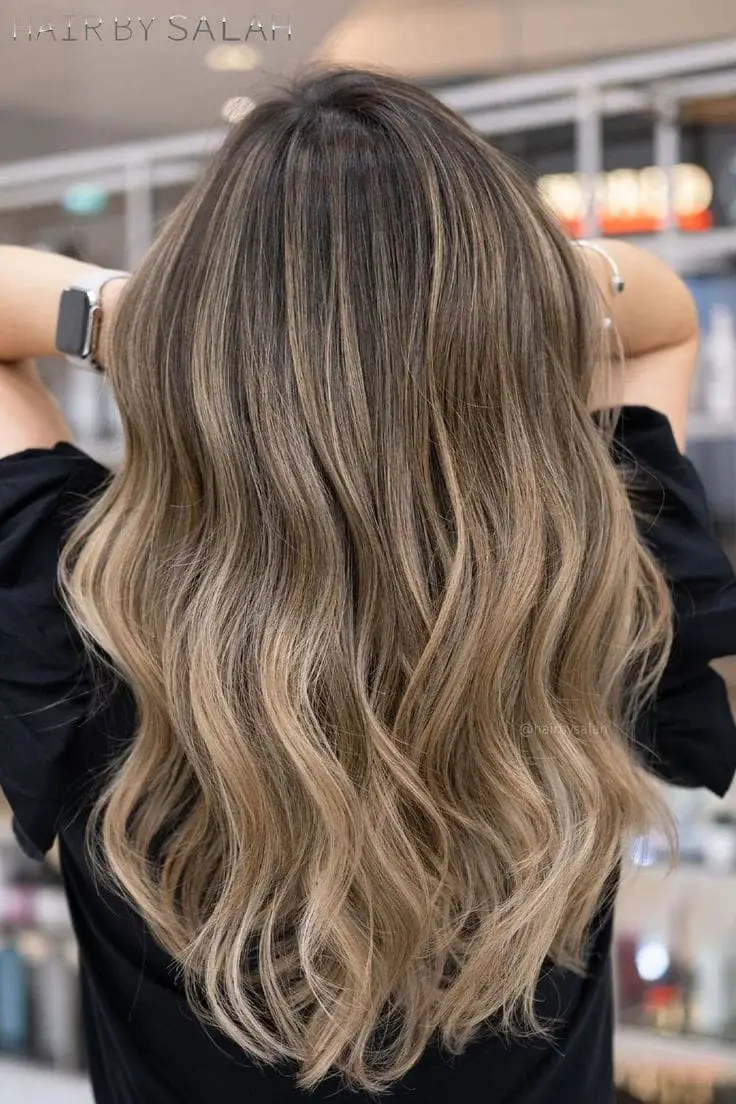 Beige Blonde Balayage