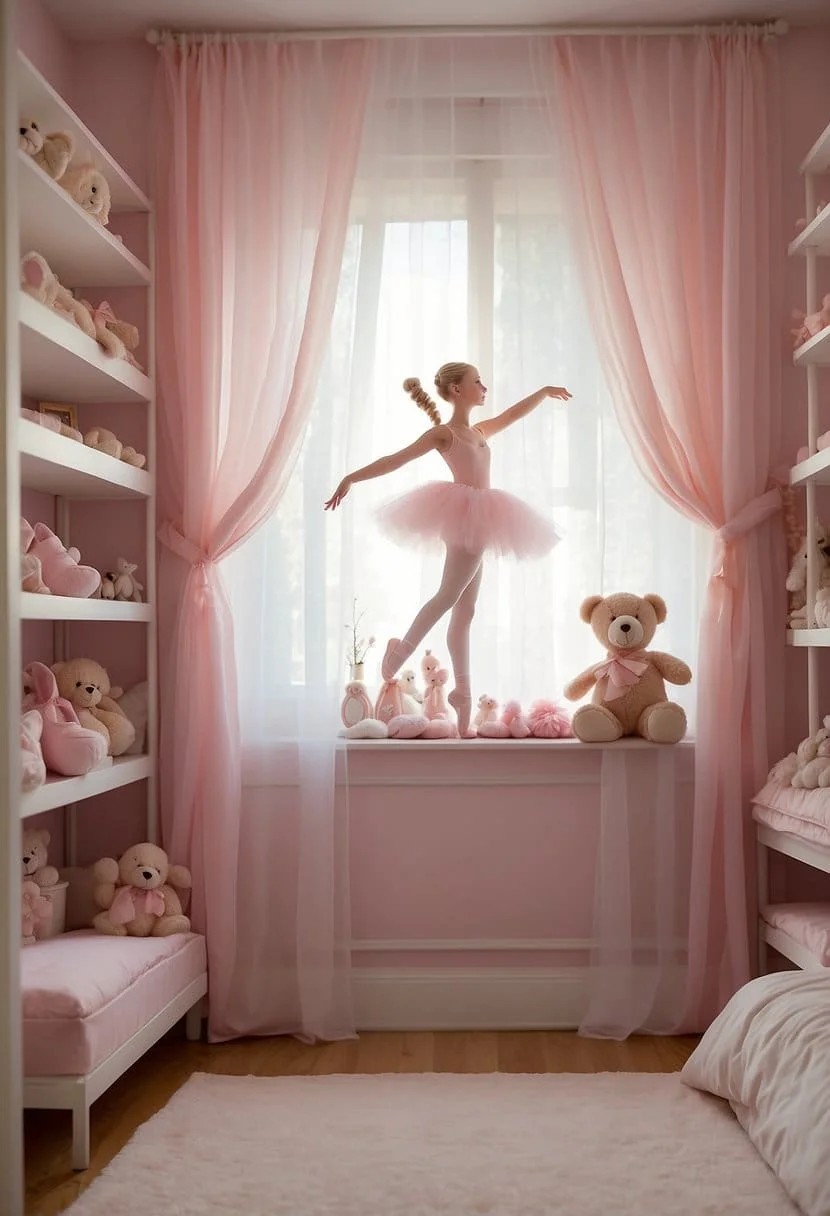 Toddler Girl Bedroom With Ballet-Inspired Decor