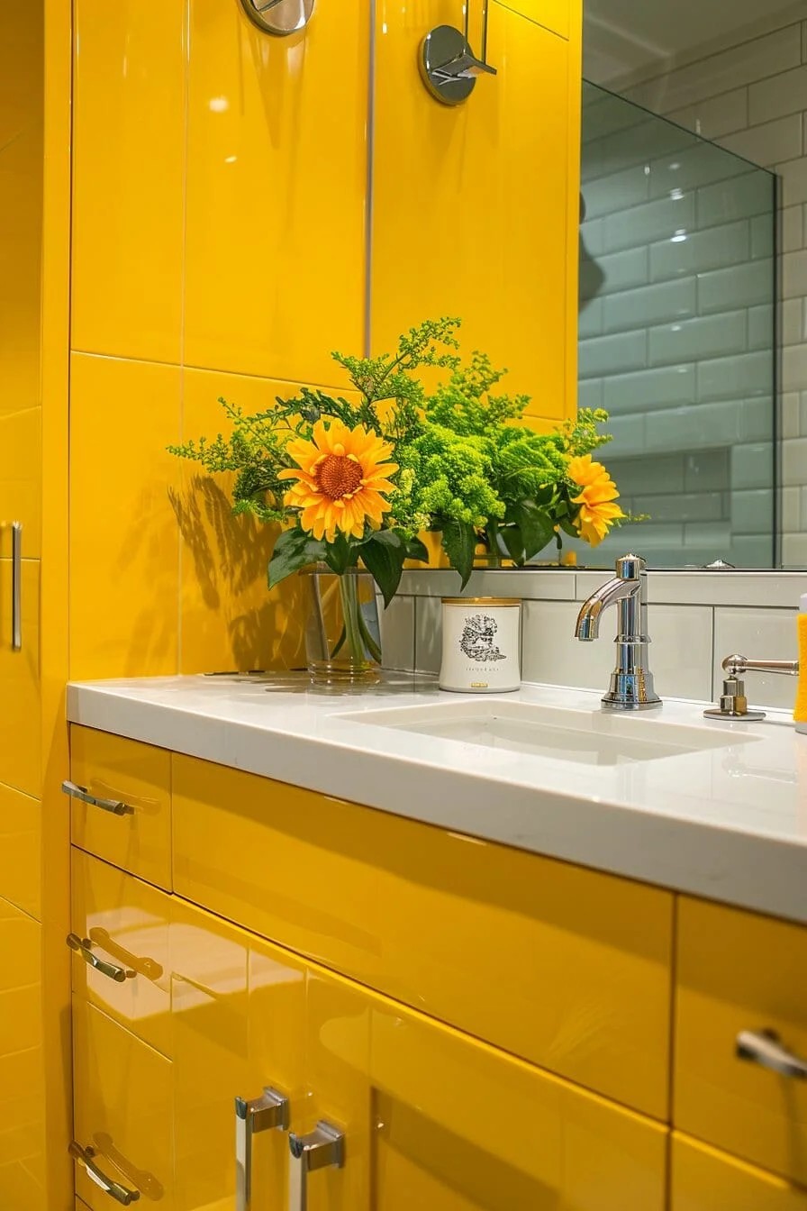 Sunflower Yellow Vanity