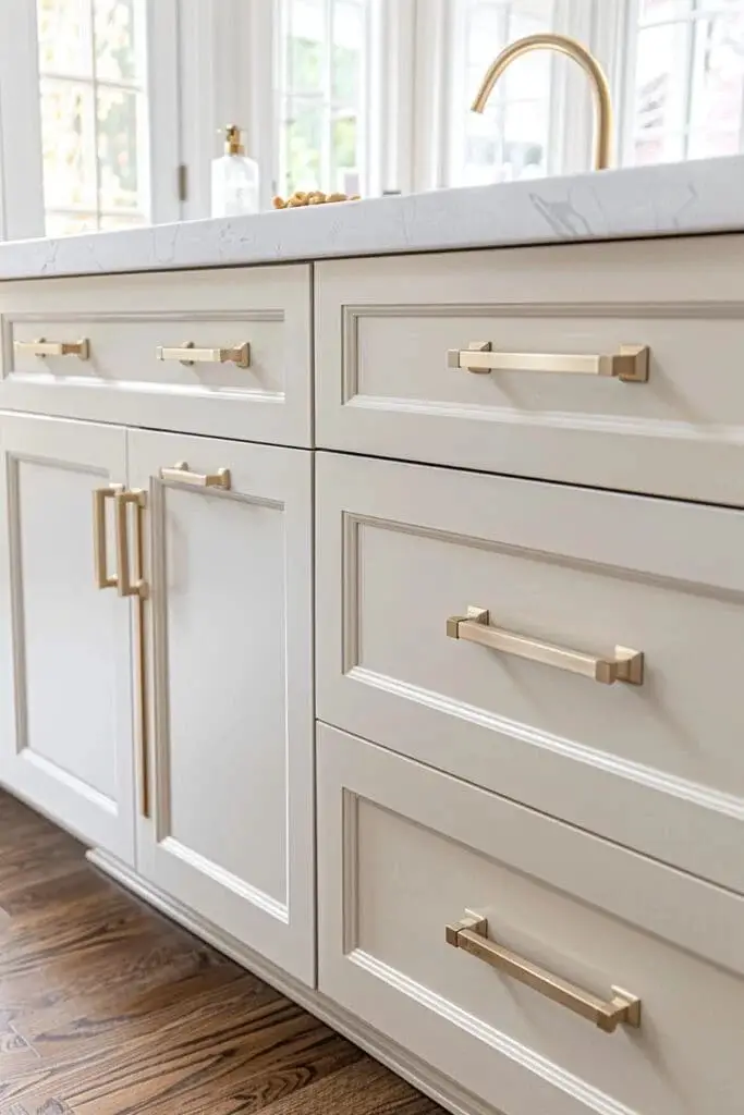 Beige Cabinet Hardware