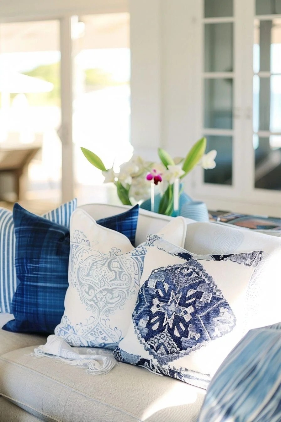 Coastal Blue Pillows