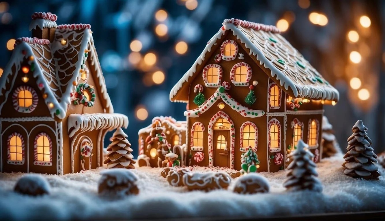 Elaborate Gingerbread House Displays