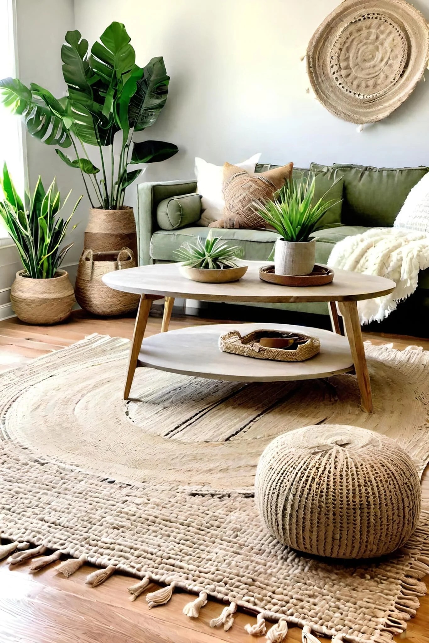 Embracing Neutral Tones for a Serene Boho Atmosphere