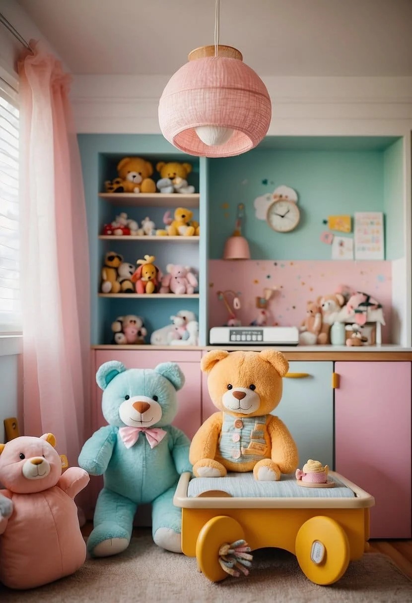 Toddler Girl Bedroom With Play Kitchen