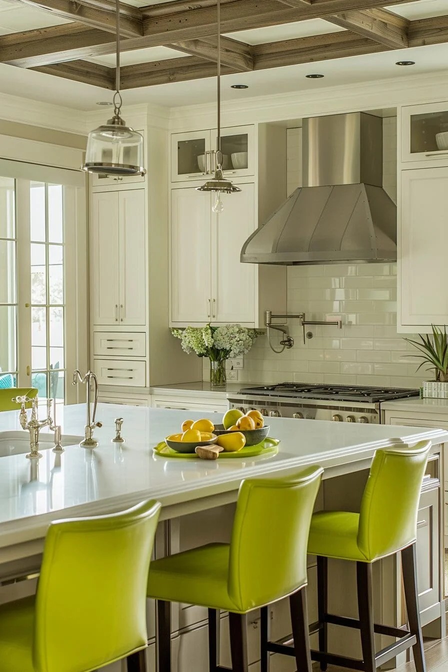 Chartreuse Kitchen Decor Accents