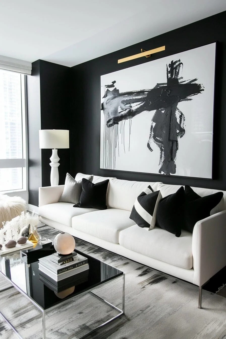 Black Accent Wall