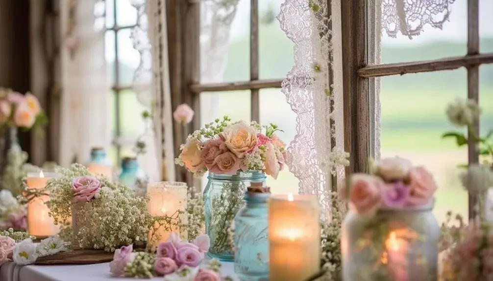 Vintage Window Panes as Decor